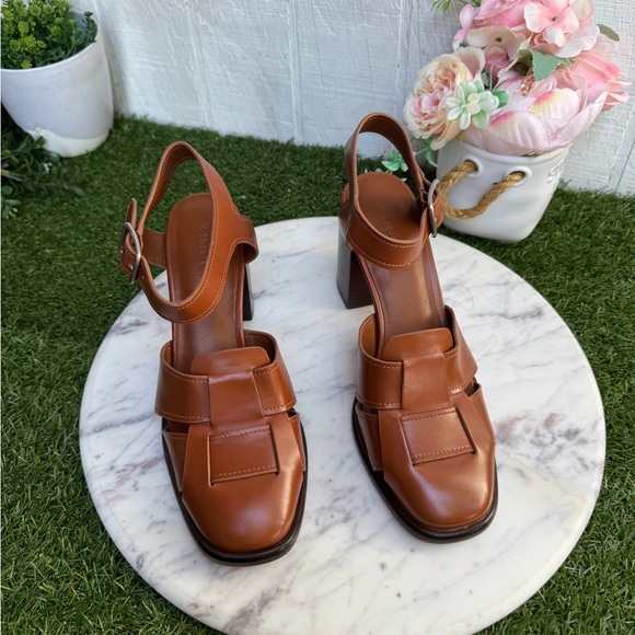 Vince
Women's Lyra Sandals Terra Rosa (tan/ saddle, / brown vintage Vachetta 6 - Picture 7 of 15